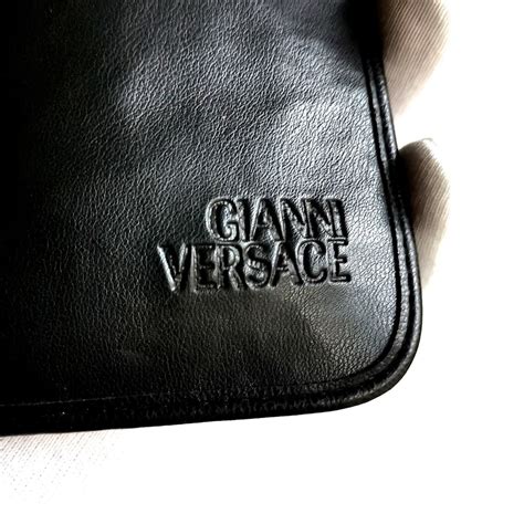 Versace Fodero Occhiali Astuccio Nero Custodia 